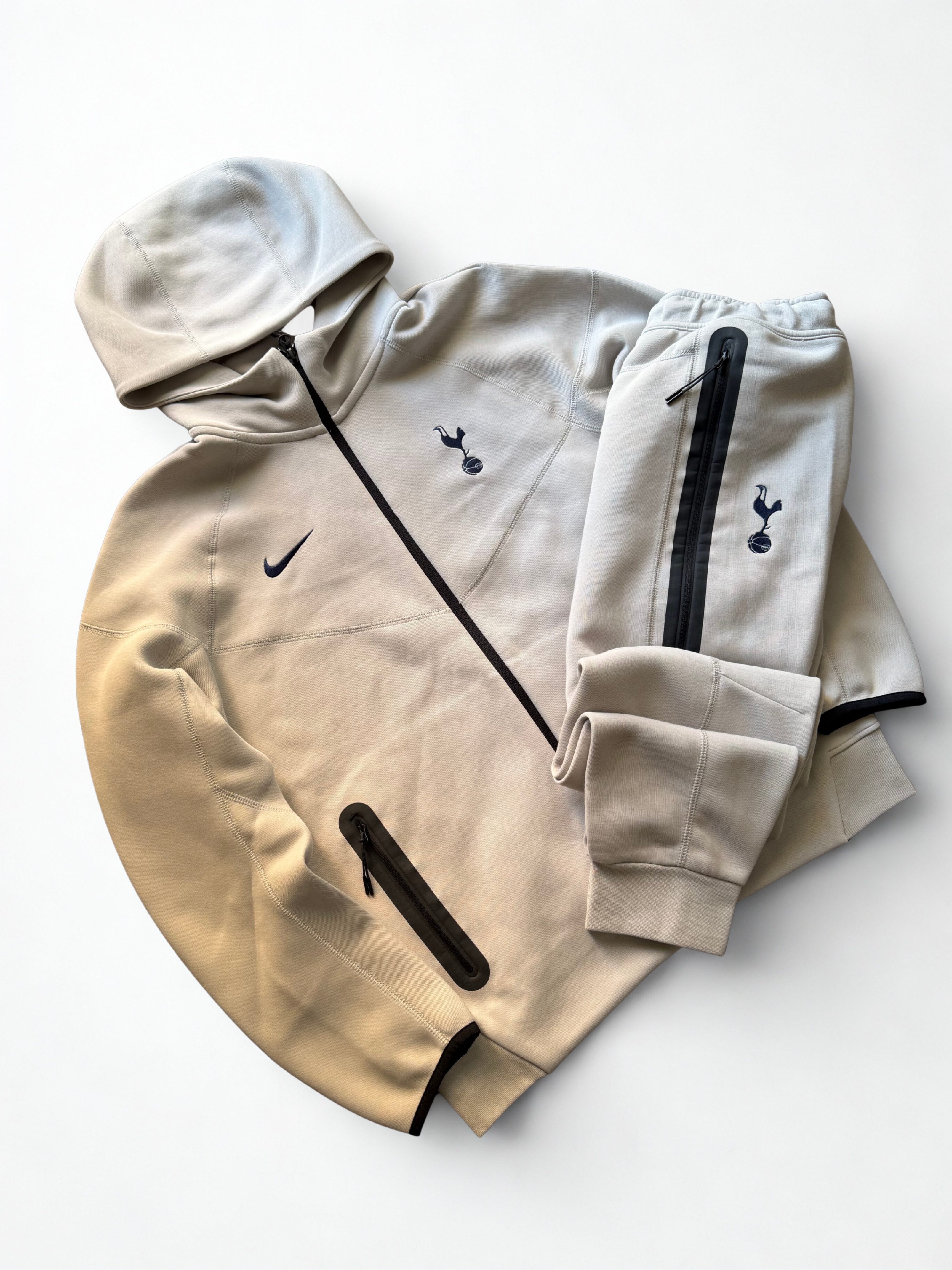 Tuta Completa Nike Tech Fleece Tottenham Grey Light