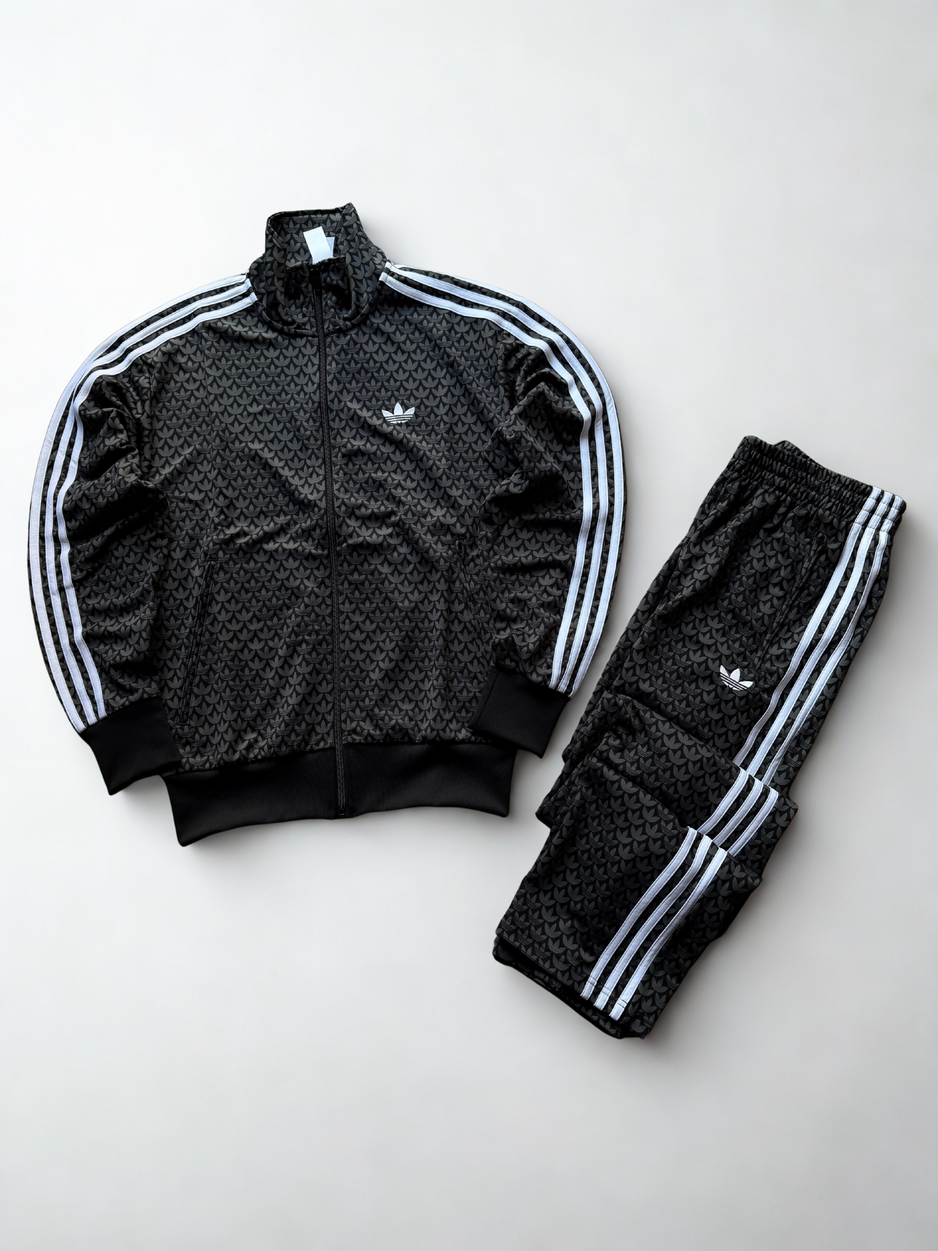 Tuta Completa Adidas Firebird Black Monogram
