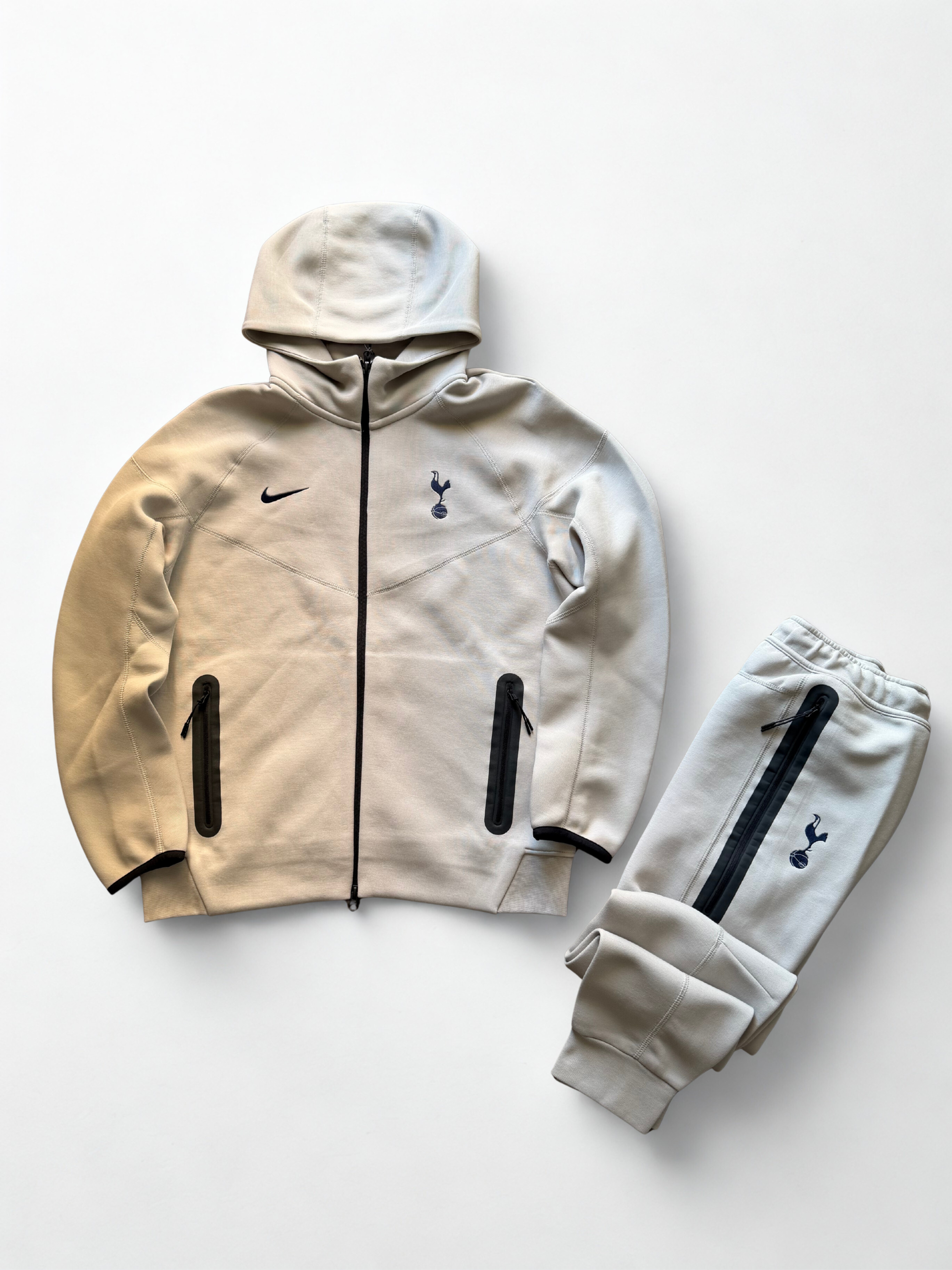 Tuta Completa Nike Tech Fleece Tottenham Grey Light