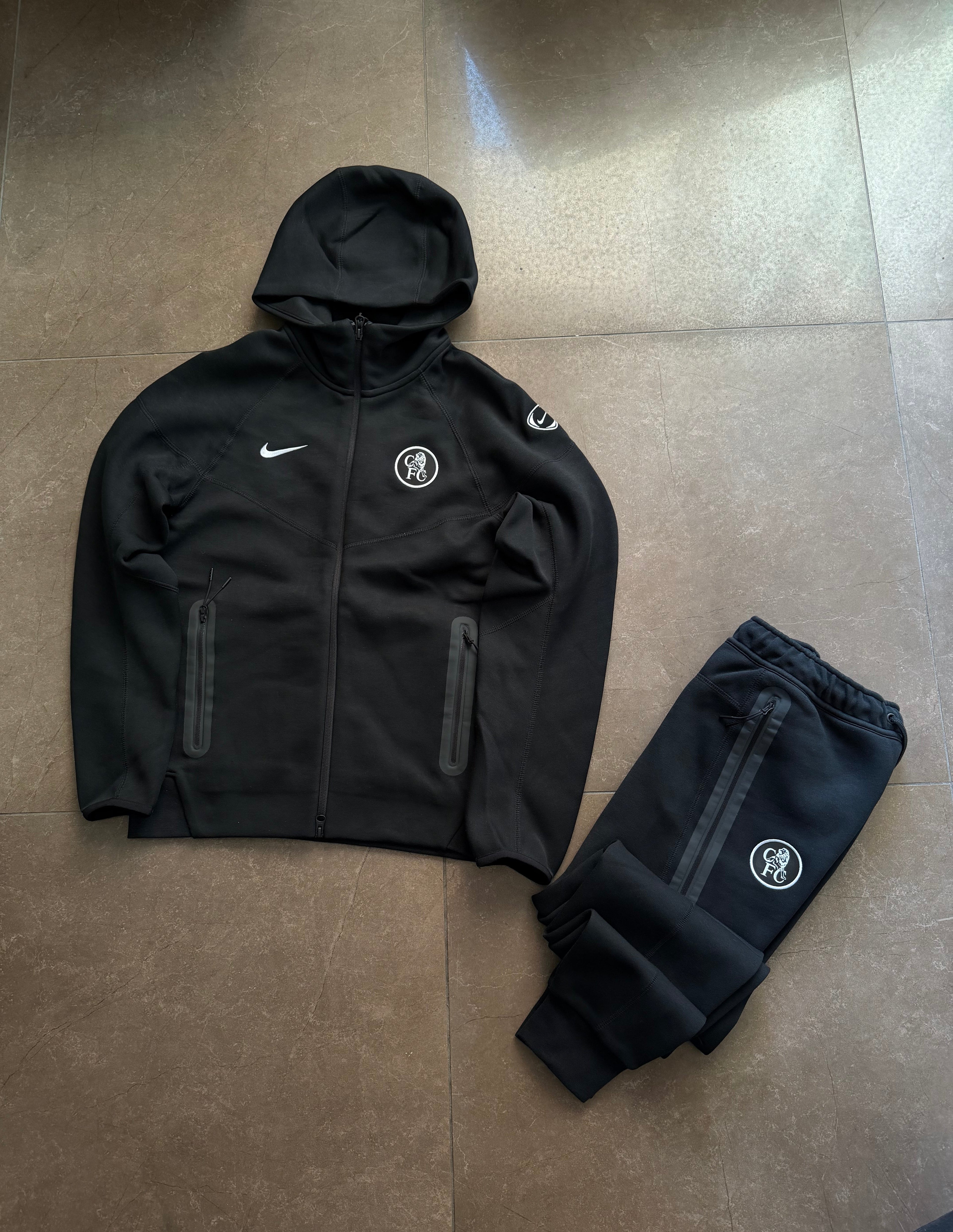 Tuta completa Nike Tech Fleece Chelsea Black
