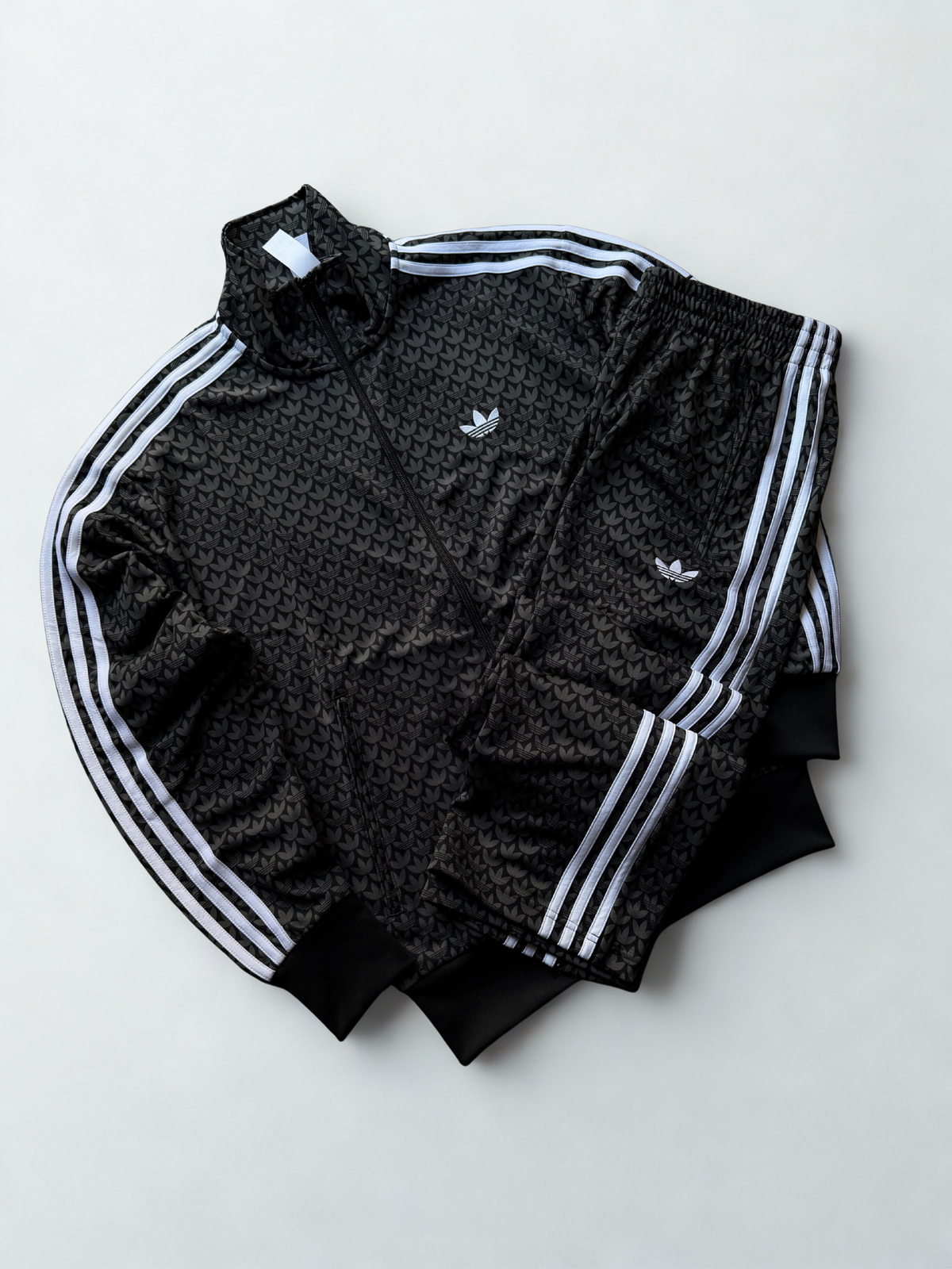 Tuta Completa Adidas Firebird Black Monogram