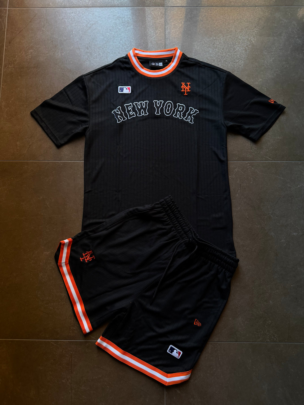 Completo New Era New York Mets Black/Orange
