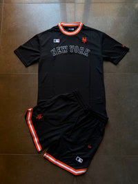 Completo New Era New York Mets Black/Orange