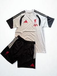 Completo Adidas Liverpool Cotton Grey Tee