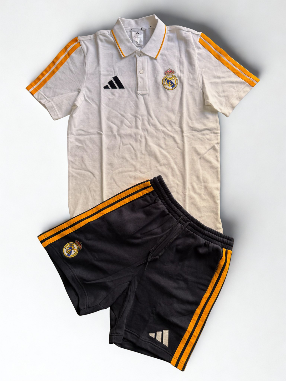 Completo Adidas Real Madrid DNA Polo White