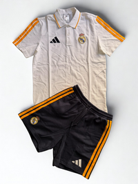 Completo Adidas Real Madrid DNA Polo White