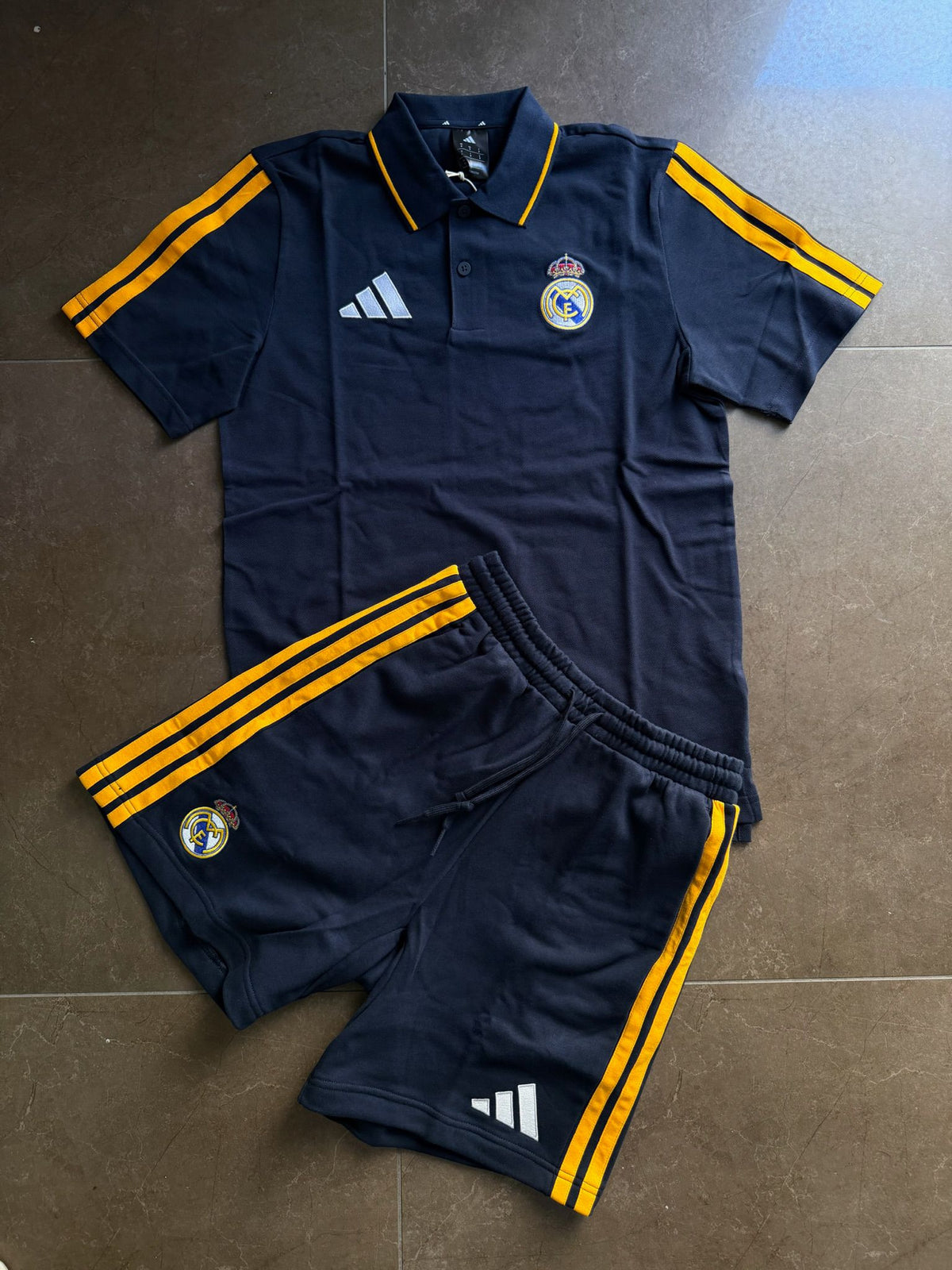 Completo Adidas Real Madrid DNA Polo Navy